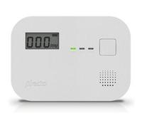 Alecto Détecteur Monoxyde de Carbone Alarme Puissant 85dB et Écran LED Blanc