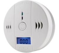 Détecteur de monoxyde de carbone, détecteur de CO intelligent avec écran LCD, avec bouton de test et état LED