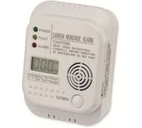 Détecteur de monoxyde de carbone - GRUNDIG - Capteur 7 ans - Ecran digital - Blanc