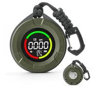 Détecteur de monoxyde de Carbone Portable GasDoc DS-100, détecteur CO 3-en-1 pour Voyage & Camping, mètre Rechargeable avec Alerte sonore & visuelle, Alarme pour Maison & Voiture - Forêt Sombre