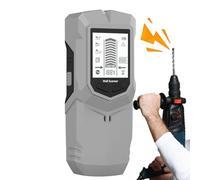 Détecteur de montants - Détecteur De Montants Métalliques, avec affichage LCD, alarme audio et outil de nivellement | pour travail du bois, rénovation, électrique, maison, carrelage, placoplâ