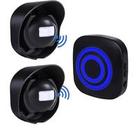 Détecteur de Mouvement Alarme, Détecteurs de Mouvement Infrarouge, Sensor Alarme sans Fil PIR Set Détecteur de Mouvement Détecteur