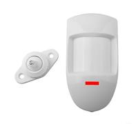 Détecteur de mouvement avec double technologie PIR pour surveillance extérieure, protection de vos locaux (avec support)