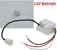 ChiliTec 22261 Détecteur de mouvement encastrable CT-PIR Mini 12 V DC 1-60 W LED Blanc 12 V