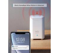Détecteur de Mouvement, détecteur de Mouvement système d'alarme Domicile eufy Security, Couverture à 100 °, portée de 30 pi 0194644180782