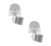 Détecteur de mouvement extérieur - ZENITECH - Tête orientable - 1200W - Blanc - IP44 - Angle de détection 160°