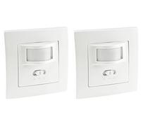 Détecteur de mouvement I encastrable I LED compatible avec une portée de 9 m - Technologie 2 fils - IP20 I remplace un interrupteur