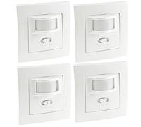 Détecteur de mouvement I encastrable I LED compatible avec une portée de 9 m - Technologie 2 fils - IP20 I remplace un interrupteur
