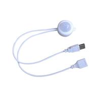 Détecteur de mouvement infrarouge for le corps humain, barre lumineuse LED, capteur photosensible, interrupteur, connecteur CC, DC5V-24V 12V(Tdl-2025usb White)