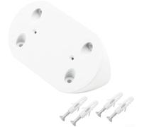 Détecteur de mouvement infrarouge PIR - Support d'angle - Angle de montage de 90 degrés - Système de sécurité - Accessoire de capteur - Support mural pour la maison et le bureau - Gris (blanc)