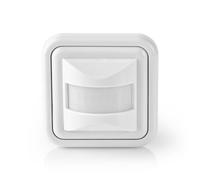 Détecteur de Mouvement Intérieur Type F 160° 500W 3 à 2000Lux Capteur PIR 9m Blanc