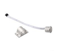 Détecteur de mouvement Pir avec câble d'extension de 5 m pour contrôleur d'éclairage LED 12 V/24 V, angle de détection de 120° et 3 m pour portée Corps ABS blanc (capteur)
