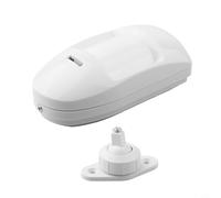 Détecteur de mouvement PIR avec double technologie infrarouge pour la sécurité de la maison, des magasins et des immeubles de bureaux, 9-16 V DC, blanc (avec support)