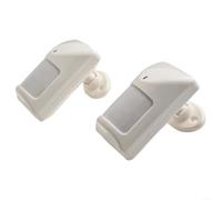 Détecteur de mouvement PIR infrarouge personnalisable avec grand angle et impulsion réglable pour une performance améliorée (2 pièces)