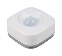Détecteur de mouvement PIR intelligent WiFi activé par la voix pour intégration Tuya Télécommande compatible avec Alexa IFTTT App Management Home Security Scène personnalisée ABS Blanc 63 x 22 mm