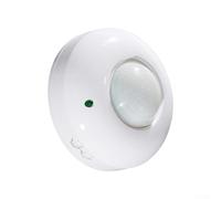 Détecteur de mouvement PIR pour détecteur de lumière à 360 °, capteur d'occupation réglable et sensibilité à la lumière, blanc (112 x 50 mm)