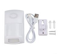 Détecteur de mouvement PIR pour détecteur infrarouge Tuya avec alarme sonore et lumineuse, capteur d'alarme anti-effraction 110 dB, télécommande application, anti-animaux 25 kg, surveillance à 360