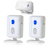 Détecteur de Mouvement PIR sans Fil avec détecteur de Mouvement, Carillon d'alarme de sécurité pour Magasin, Bureau, Maison, entrée de Porte, Sonnette, boîte aux Lettres, Alarme de Garage