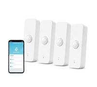 Détecteur de Mouvement PIR WiFi avec Alerte Application, Capteur Intelligent Sécurité Maison sans Fil (Lot de 4)
