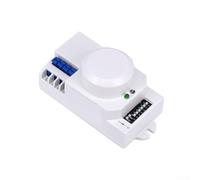 Détecteur de mouvement pour micro-ondes 5 8 GHz fréquence avec couverture à 360 degrés et temps de retard personnalisable de 10 secondes à 30 minutes