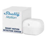 Shelly BLU Motion - Détecteur de Mouvement Bluetooth, Alarme présence sans Fil, Capteur de lumière LUX, Portée 9 m, Angle 120°, Pile 5 Ans, Cryptage et Scènes inteligentes