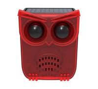 Détecteur de mouvement solaire - Alarme avec 13 sons - KINGCOO 129 dB - Bruit de tir - LED rouge - Avertissement de sécurité - Lumière stroboscopique pour l'extérieur - Pour allée, ferme, cour