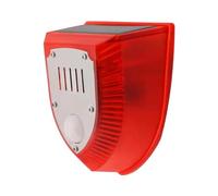 Détecteur de mouvement solaire avec ton de signal | Dispositif de défense animale de largeur de 3,74 pouces | Capteur de mouvement à pointe solaire avec une lumière stroboscopique pour l'entrée du