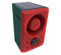 Détecteur de mouvement solaire pour extérieur, convient pour les animaux sauvages et fournit une protection pour les fermes, étangs et vergers, détecteur d'alarme infrarouge mural sans fil