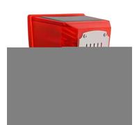 Détecteur de Mouvement - Strobo 'unité Animale ABS avec Conversion de Puissance - Capteur de présence d'alarme résistant aux intempéries de 9,5 cm | Drive Solaire Longue portée PE