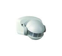GAO Détecteur infrarouge de mouvement extérieur 180° – Portée 12 m – Réglable 10 s–4 min – IP44 Blanc
