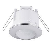 Détecteur de mouvements PIR Renkforce 1289331 intérieure plafond, encastré 360 ° relais chrome IP20