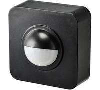 Détecteur de mouvements PIR Sygonix SY-5046552 montage apparent (en saillie) 120 ° noir IP65