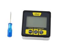 Détecteur de niveau et d'angle numérique magnétique Mini inclinomètre polyvalent avec écran LCD rétro-éclairé Jauge de biseau IP65 résistant à l'eau pour les ouvriers du bâtiment