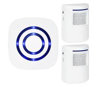 Détecteur de passage sans fil avec sonnette, détecteur de mouvement avec alarme, détecteur de mouvement sans fil, détecteur de passage sans fil, Sonnette de prise avec 36 mélodies, sans fil