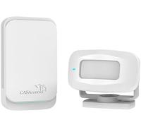 Détecteur de passage sans fil et sonnette à piles DGM-150 - coloris blanc [Casa Control]