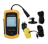 détecteur de poisson portable,Détecteur de profondeur de poisson portable, équipement de pêche pour bateau de kayak sur glace, sondeur sous-marin intelligent avec sonde pour la pêche en rivière