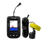 Détecteur de Poissons 45 degrés 100 m Sonar Portable for la pêche Échosondeur Alarme Transducteur Pêche en lac Kayak/Bateau/Glace