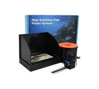 Détecteur de poissons avec écran HD de 4,3", caméra sous-marine grand angle de 220°, étanchéité IP68, pour la pêche sur glace, l'eau boueuse, l'eau salée et l'eau douce, 0,6 m à 500 m de profondeur