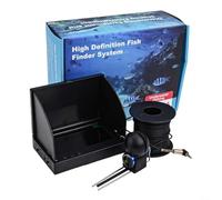 Détecteur de poissons avec écran HD de 4,3", caméra sous-marine grand angle de 220°, étanchéité IP68, pour la pêche sur glace, eau boueuse, eau salée et eau douce, profondeur de 0,6 m à 500 m (IPS +