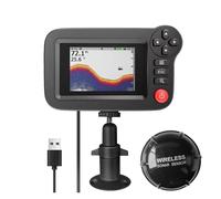 Détecteur de Poissons Portable, transducteur, capteur Sonar, détecteur Profondeur d'eau, écran LCD, échosondeur, sondeur Kayak/Bateau/Glace