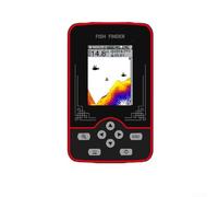 Détecteur de poissons, sondeur haute définition sans fil avec écran couleur de 2,6 pouces, détection de profondeur de 60 m, alarme de localisation des poissons en temps réel