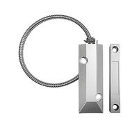 Détecteur de porte et fenêtre - Fil métallique - Alarme anti-cambrioleur - Pas de commutateurs NC - Facile à installer - Capteurs de porte et de fenêtre pour la sécurité