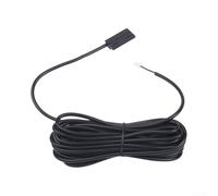 Détecteur de porte filaire avec câble NDFeB de 5 m pour garage, volet roulant, détecteur d'ouverture de portail en fer, compatible avec les environnements complexes, noir
