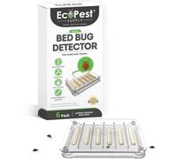 Détecteur de Punaises de Lit - Lot de 6 | Piège, Moniteur et Détecteur de Punaises de Lit à Détection Précoce pour la Maison et Les Voyages | Pièges Antiparasitaires d'Intérieur pour Punaises de Lit