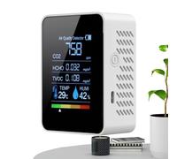 Détecteur De Qualité d'air Intérieur,Analyseur Intelligent - Moniteur Portable Précis à Affichage Clair pour Maison Chambre et Tentes de Culture