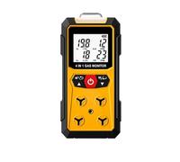 Détecteur de qualité de l'air, Détecteur de fuite de gaz 4 en 1 (H2S, EX, O2, CO) - Moniteur de sécurité fiable for la maison et le lieu de travail avec détection précise