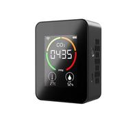 Détecteur de qualité de l'air, Moniteur d'air détecteur de dioxyde de carbone CO2 3 en 1, qualité de l'entrepôt de serre, mesure rapide de la température et de l'humidité
