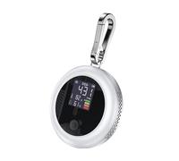 Détecteur de qualité de l'air, Moniteur de dioxyde de carbone de la qualité de l'air + alarme avec testeur de CO2 400-5000 PPM-NDIR (noir)(blanc)