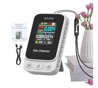 Détecteur de qualité de l'air : Moniteur d'intérieur portable 5 en 1 | HCHO TVOC Température Humidité, USB Rechargeable, Testeur de Qualité De L'Air Portable Pour La Maison, Bureau, Voiture, Univers