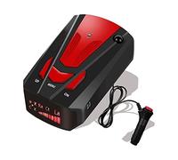 Détecteur De Radar for Voitures Détecteur De Radar for Voitures avec Vitesse D'invite Vocale, Système D'alarme De Vitesse De Véhicule Détecteur De Chien Électronique 12v(Red)